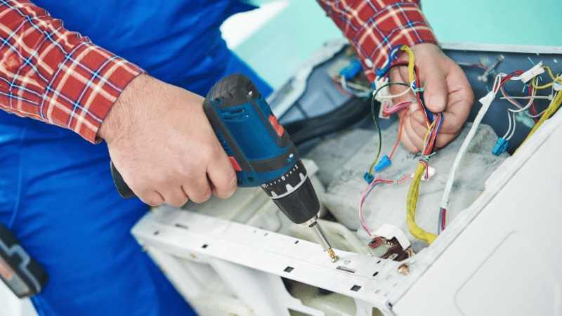 Manisa Protherm Protherm çamaşır makinesi kart tamiri – Su almama arızası orijinal parça ile giderildi. - Teknik servis örneği