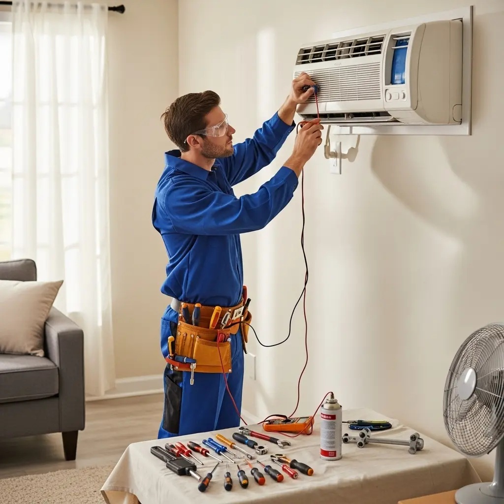 Manisa Protherm Protherm klima gaz dolumu ve bakım – Enerji verimliliği artırıldı. - Teknik servis örneği